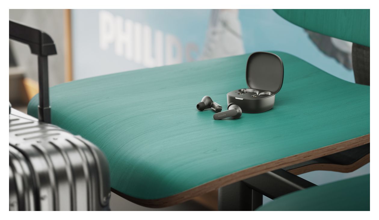 TAT2100BK/00 In-Ear Bluetooth Kopfhörer Kabellos TWS 8 h Laufzeit IPX4  (Schwarz) 