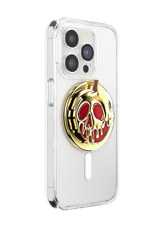 PopGrip für MagSafe Enamel Poison Apple Fingerring für Apple iPhone 12  (Gold, Rot) 