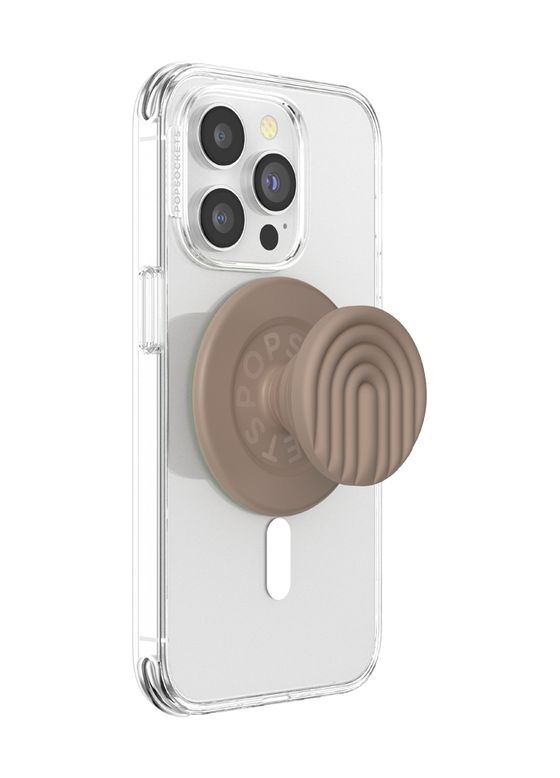 PopGrip MagSafe Latte Curves Fingerring für Apple iPhone 12+  (Beige) 