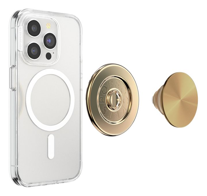 PopGrip MagSafe Radial Gold Aluminum Fingerring für Apple iPhone 12+  (Gold) 