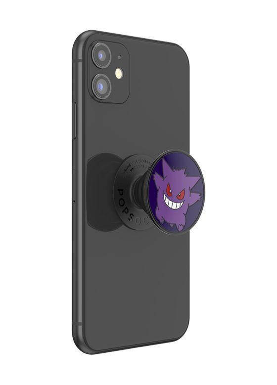 PopGrip  Pokémon - Enamel Glow-in-the-dark Gengar Fingerring für Universal  (Violett) 