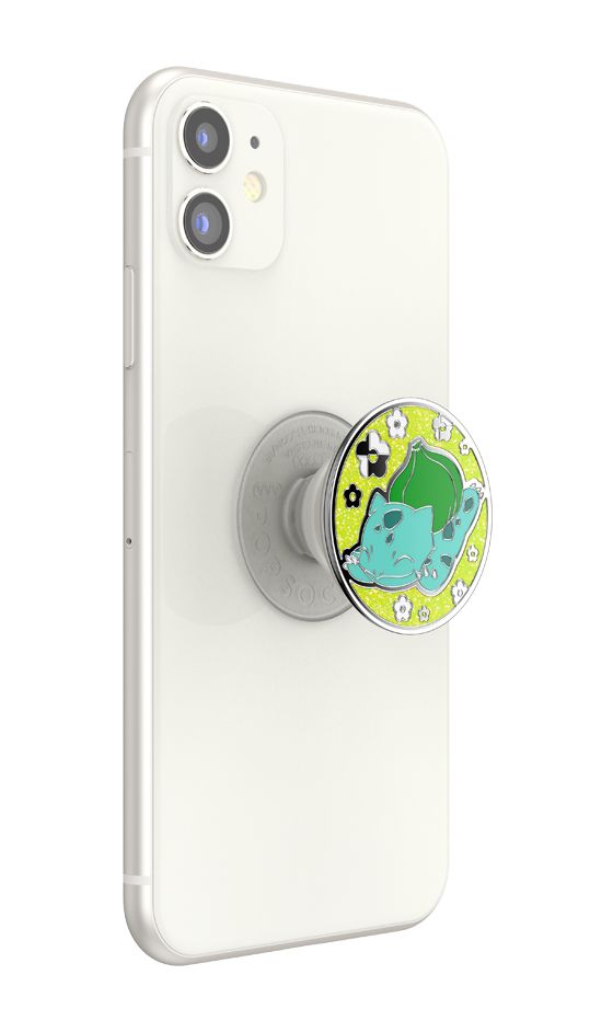 PopGrip Pokémon - Enamel Bulbasaur Nap Fingerring für Universal  (Mehrfarbig) 