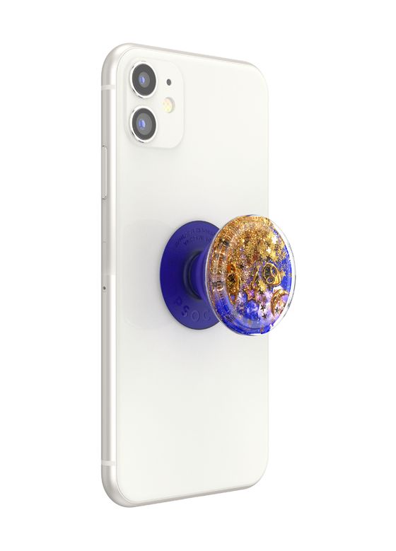 PopGrip Tidepool Cosmic Escape Fingerring für Universal (Blau, Gold, Violett, Weiß) 