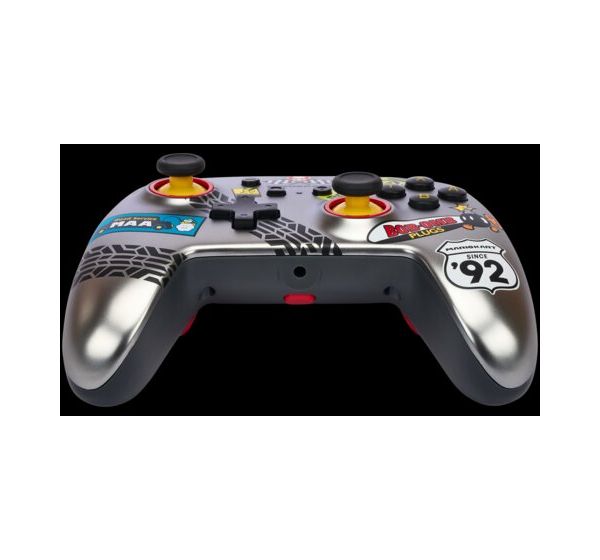 Enhanced Wired Controller Mario Kart Analog / Digital Gamepad für Nintendo Switch (Schwarz, Blau, Orange, Rot, Silber, Weiß) 