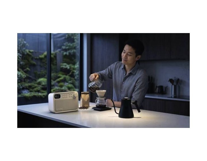 Bloom Bluetooth DAB, FM Radio Tragbar IPX5  (Weiß) 