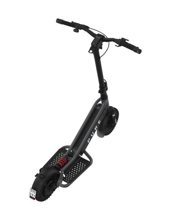 Escape Ultra Max Suspension E-Scooter 75 km Reichweite  (Schwarz) 