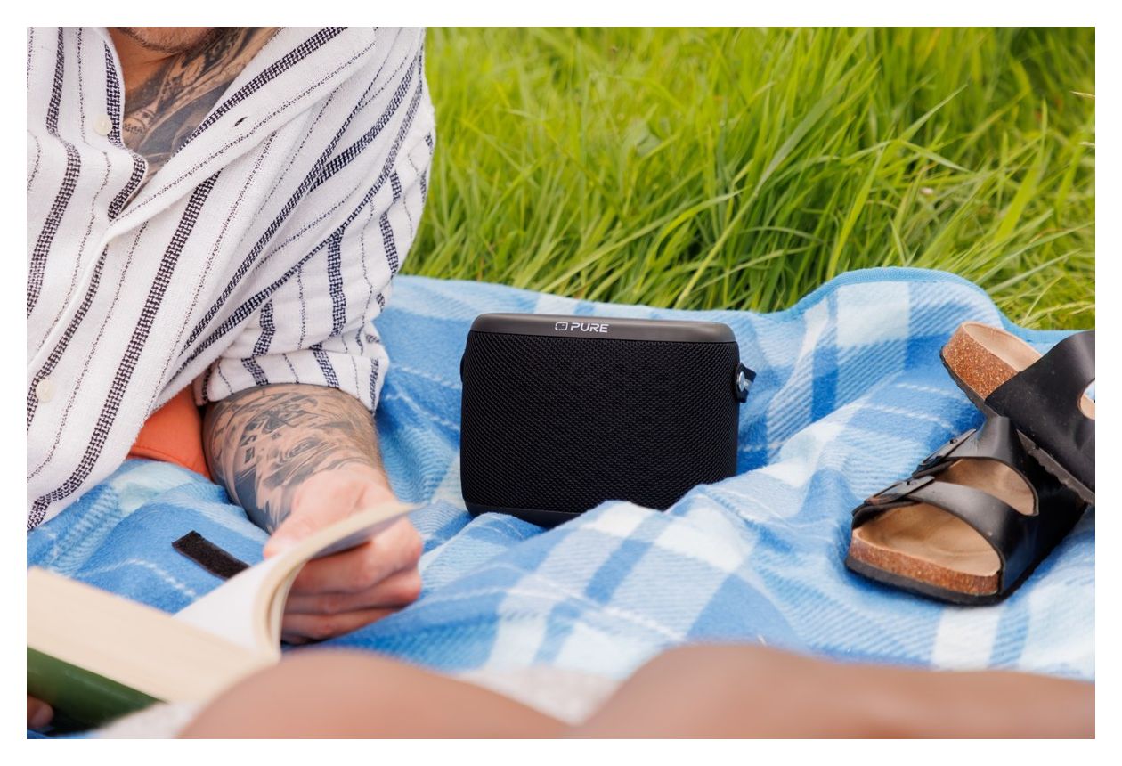 Woodland Bluetooth DAB+, FM Radio Tragbar Wasserdicht IP67  (Schwarz) 