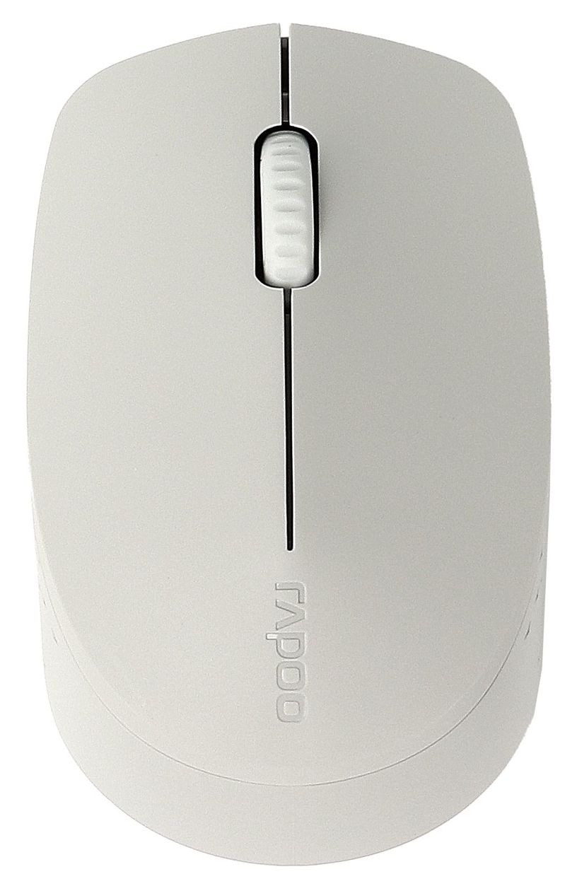 M100 Silent 1300 DPI Büro Maus Optisch  (Grau) 