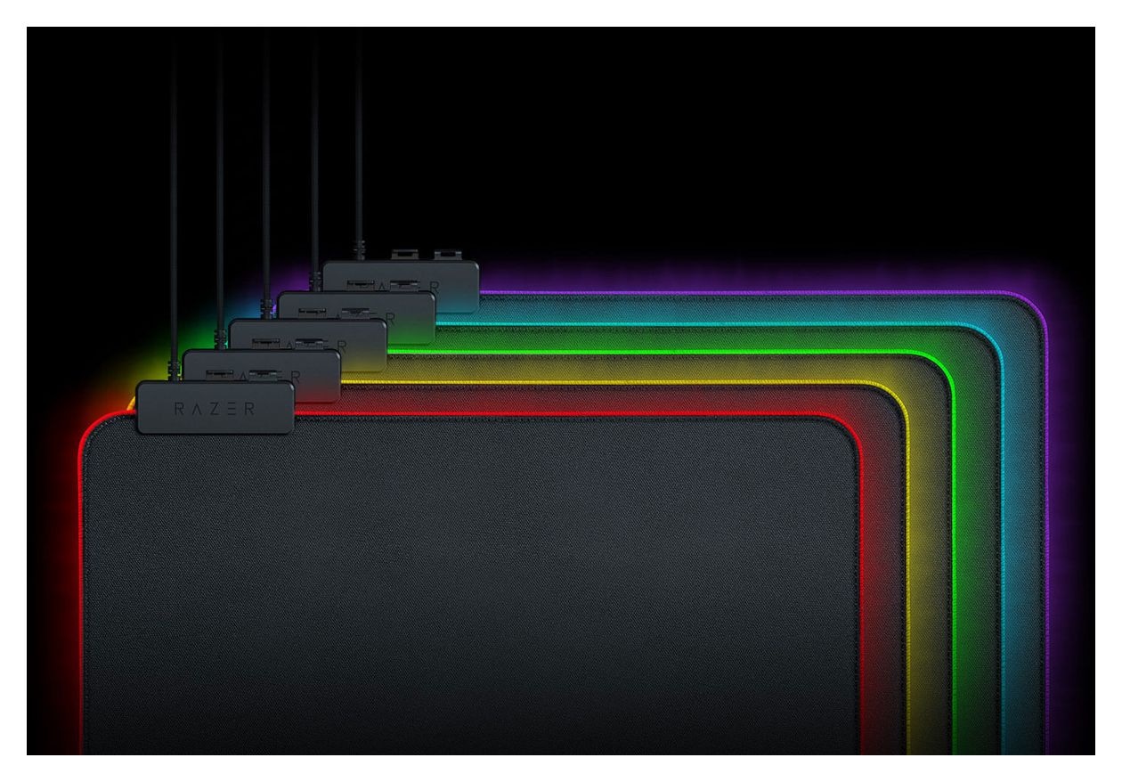 Goliathus Chroma Extended Gaming Mauspad  (Schwarz) 