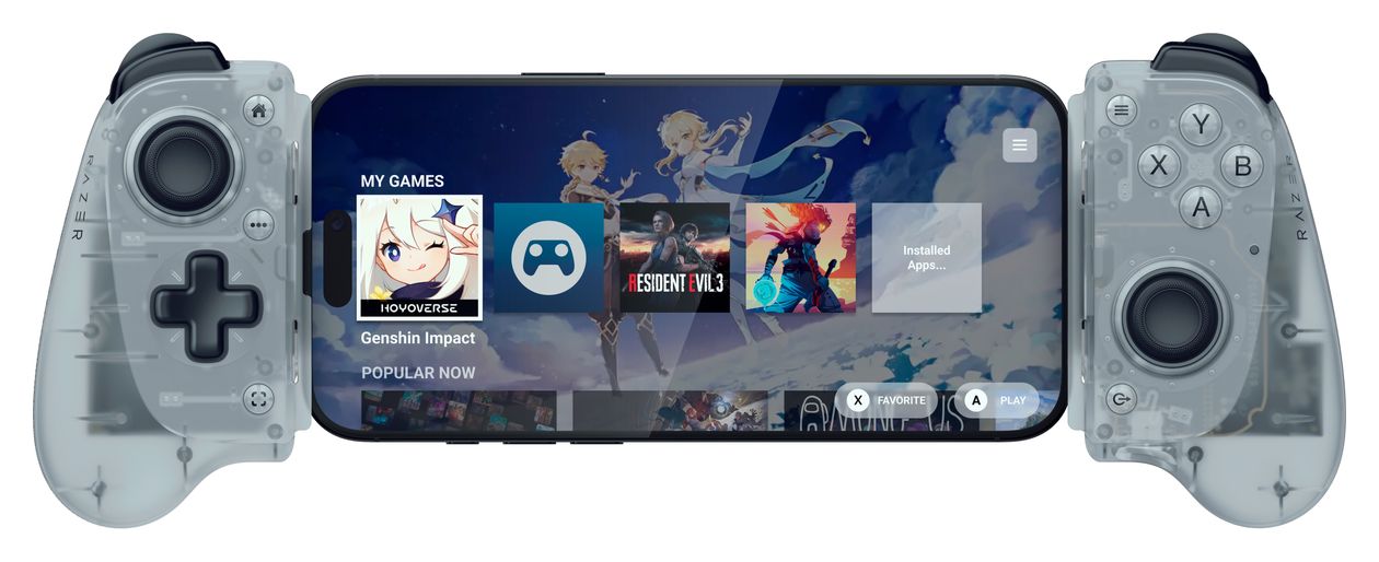 Kishi V3 Analog Gamepad für Android, iOS  (Weiß) 