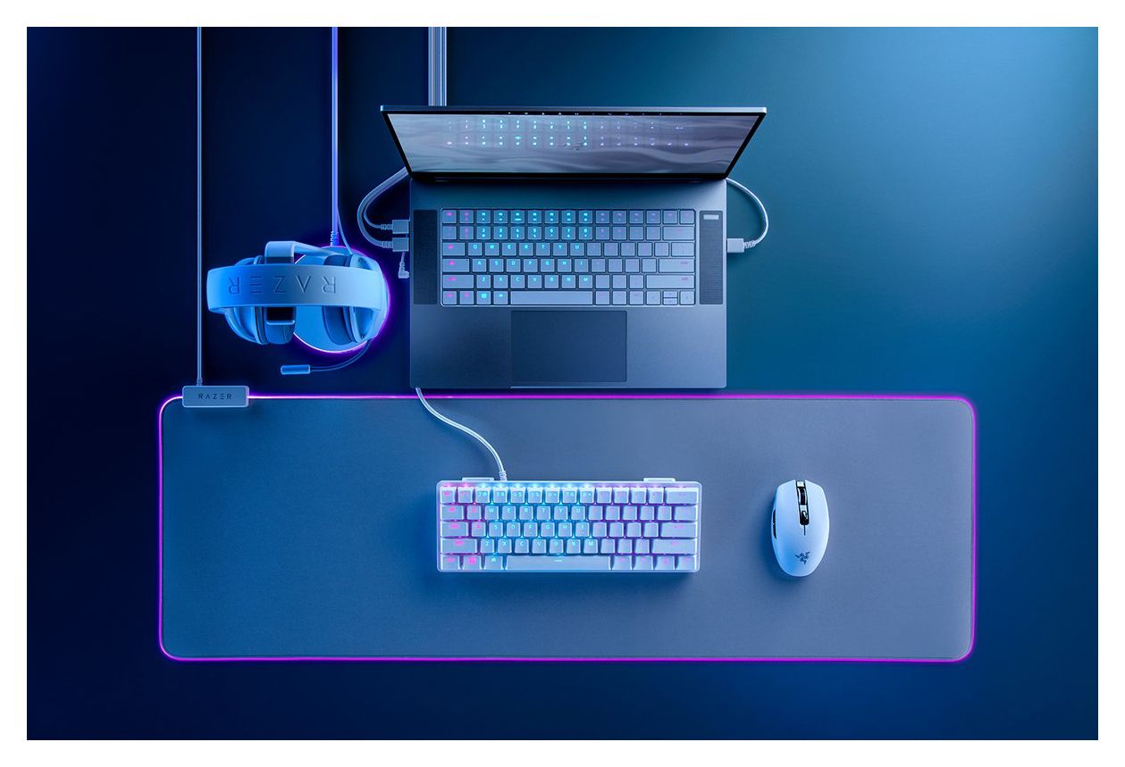 Orochi V2 18000 DPI Gaming Maus Optisch  (Weiß) 