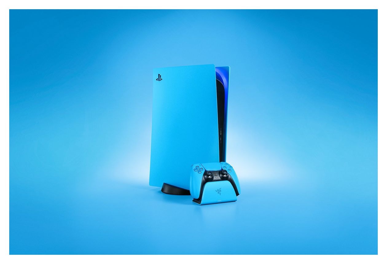 Schnellladestation Ladestation PlayStation PS5  (Blau) 