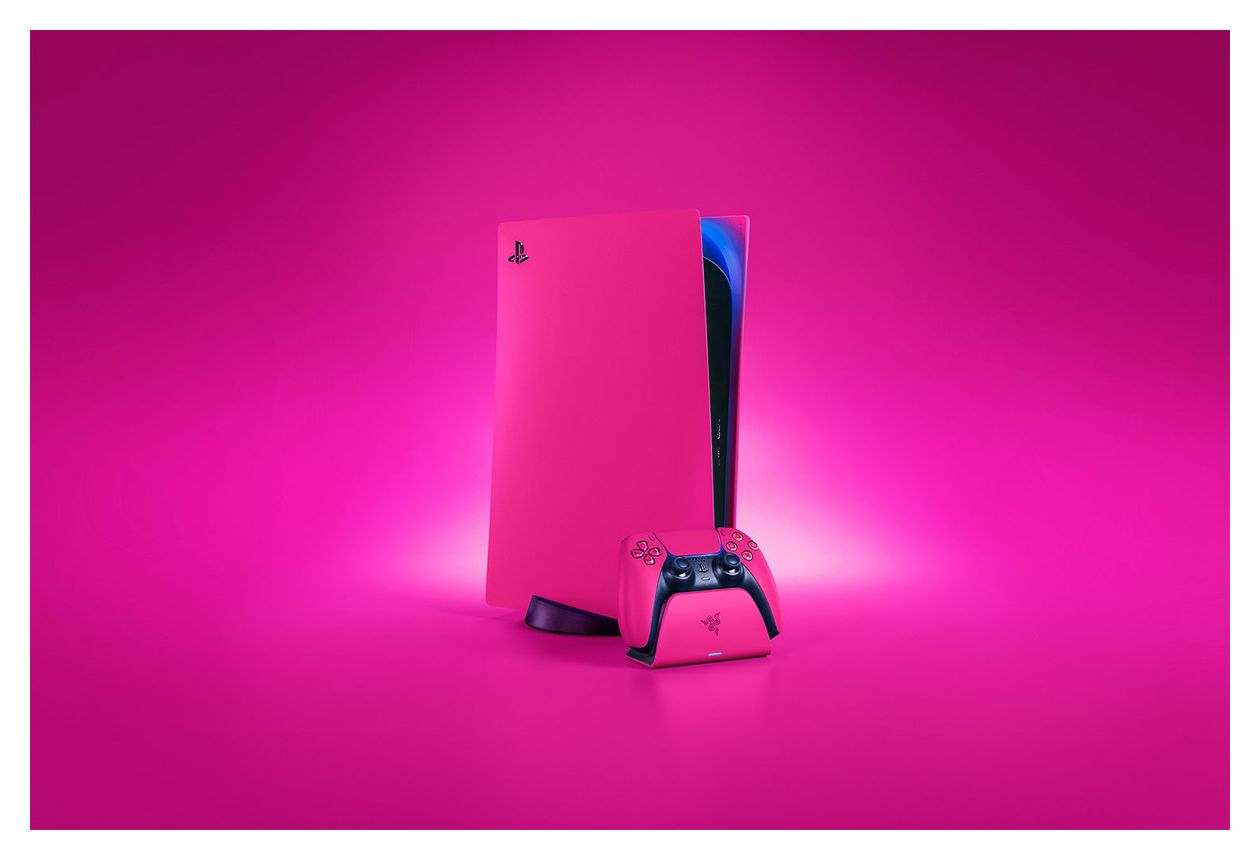 Schnellladestation PS5 Ladestation PlayStation PS5  (Pink) 