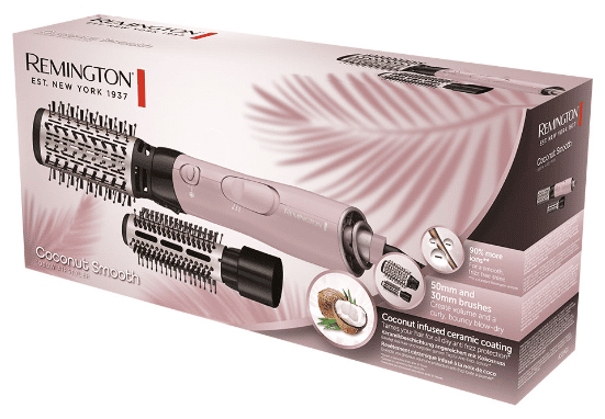 Warmluftbürste W (Pink) 1000 Smooth Technomarkt von Coconut AS5901 Remington expert