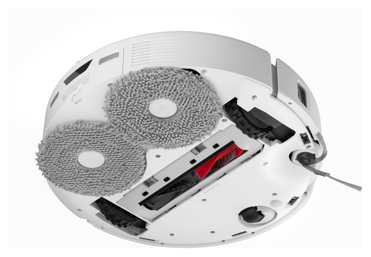 Qrevo Edge 5V1 Saugroboter nass/trocken 190 min Akku 18500 Pascal Leistung  (Weiß) 