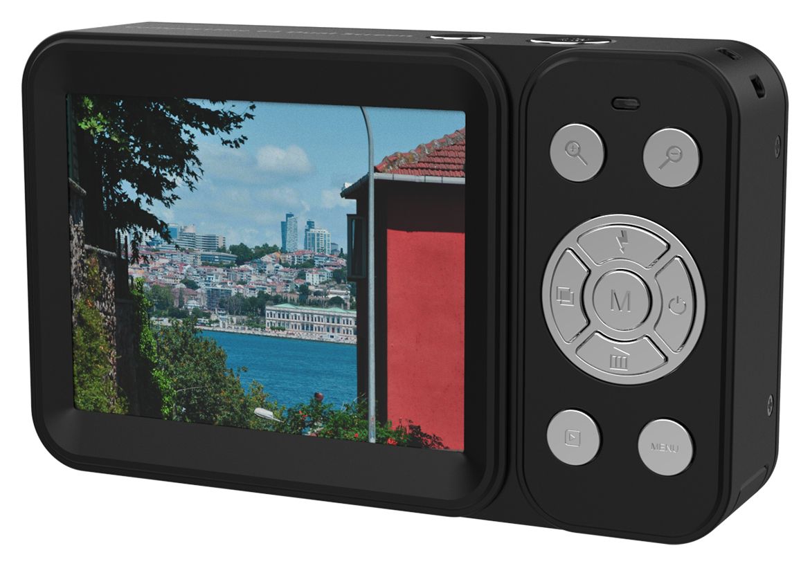Compactline 64  Kompaktkamera  (Schwarz) 
