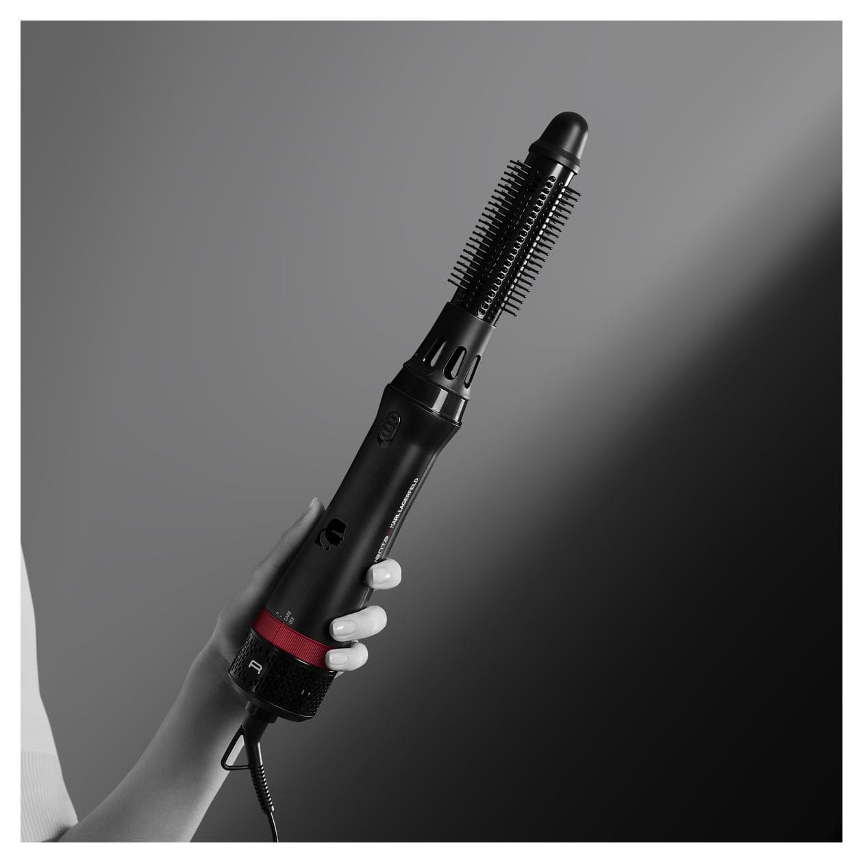 CF634L Express Style Warmluftbürste 800 W  (Schwarz, Rot) 