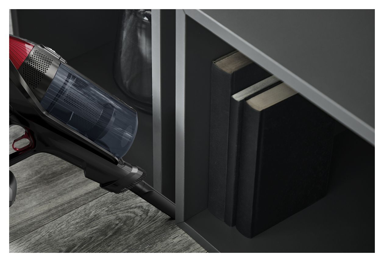 RH98A7 X-Force Flex 12.60 Animal Handstaubsauger Beutellos bis 45 min Laufzeit 25,2 V  (Rot, Grau) 