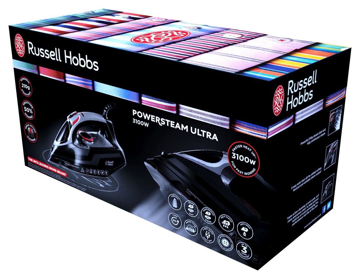 20630-56  Powersteam Ultra 45 g/min Trocken- & Dampfbügeleisen 