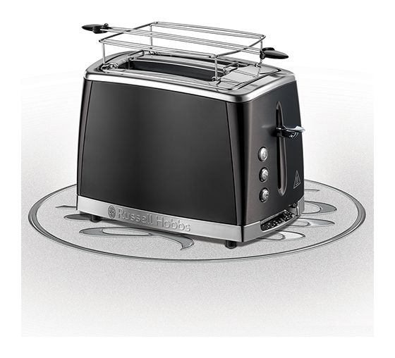 26150-56 Matte Black Toaster 1550 W 2 Scheibe(n) 6 Stufen  (Schwarz) 