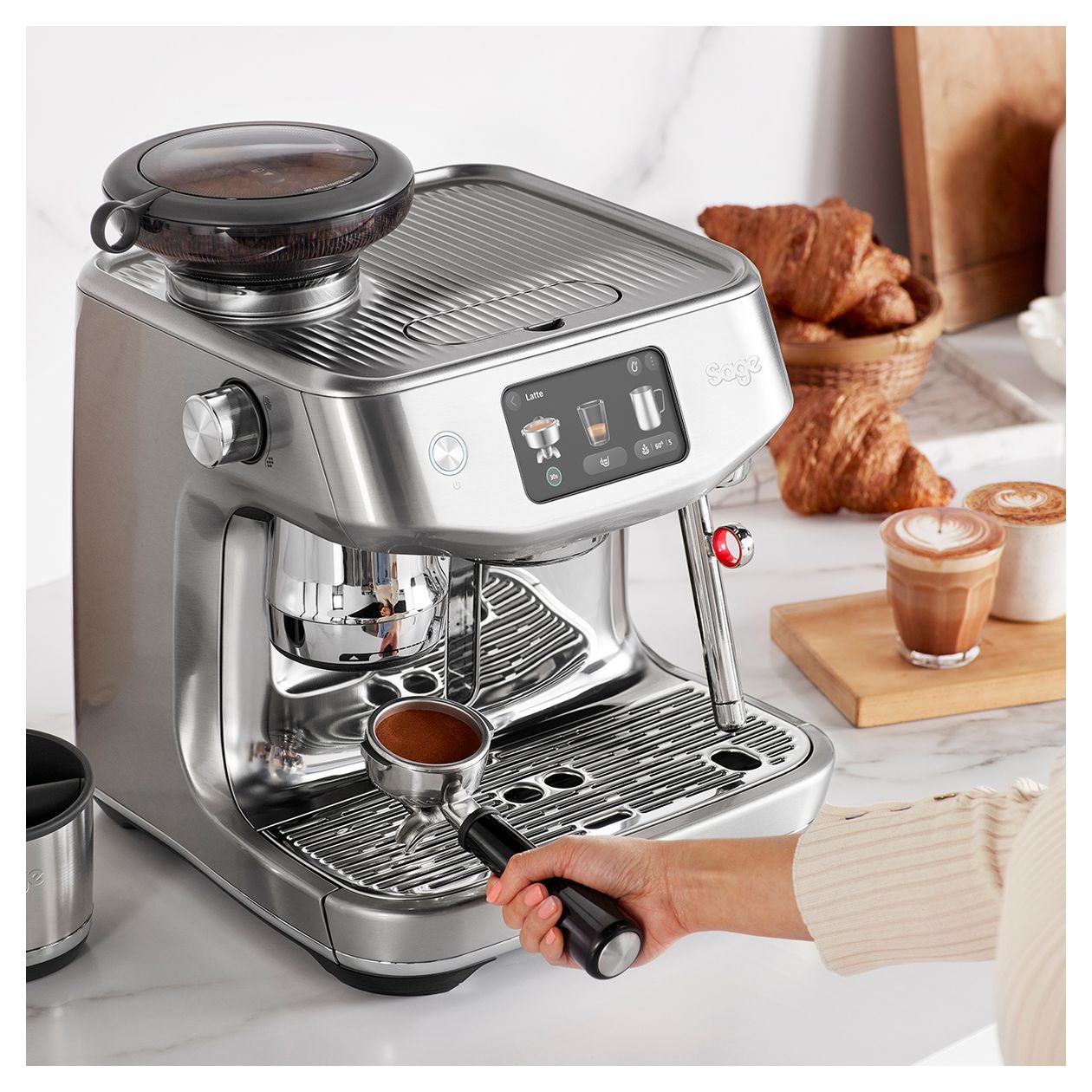the Oracle Jet Siebträger Kaffeemaschine 1600 W  (Edelstahl) 