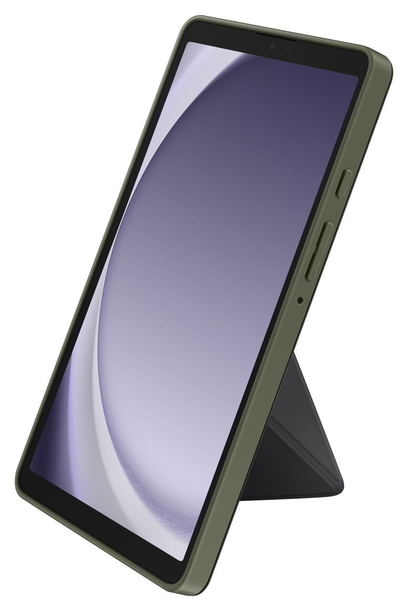 Book Cover Folio für Samsung Galaxy Tab A9 bis 22,1 cm (8.7") Stoßfest, Kratzresistent (Schwarz) 