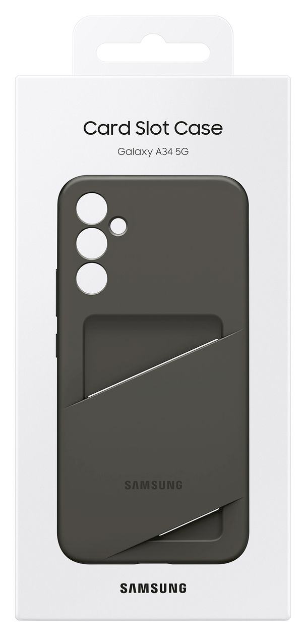 Card Slot Cover für Samsung Galaxy A34  (Schwarz) 