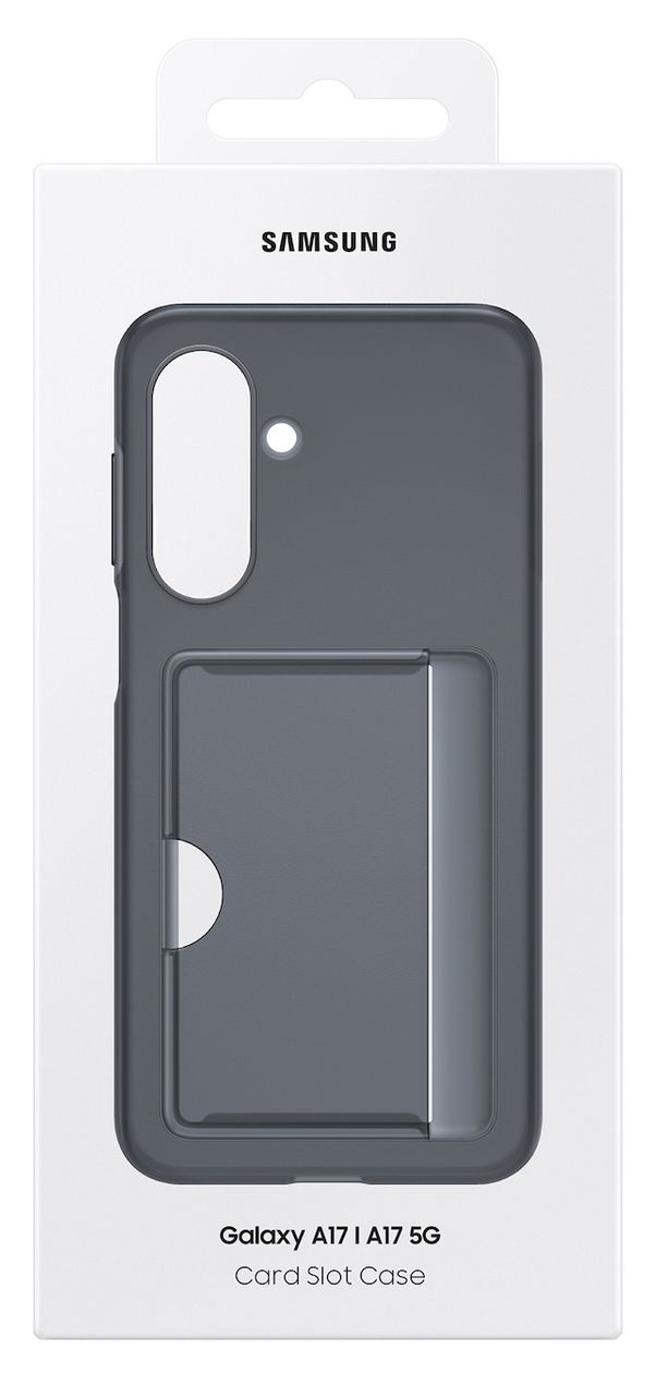 Card Slot Case Kartenhalter für Galaxy A17 4G / 5G (Schwarz) 