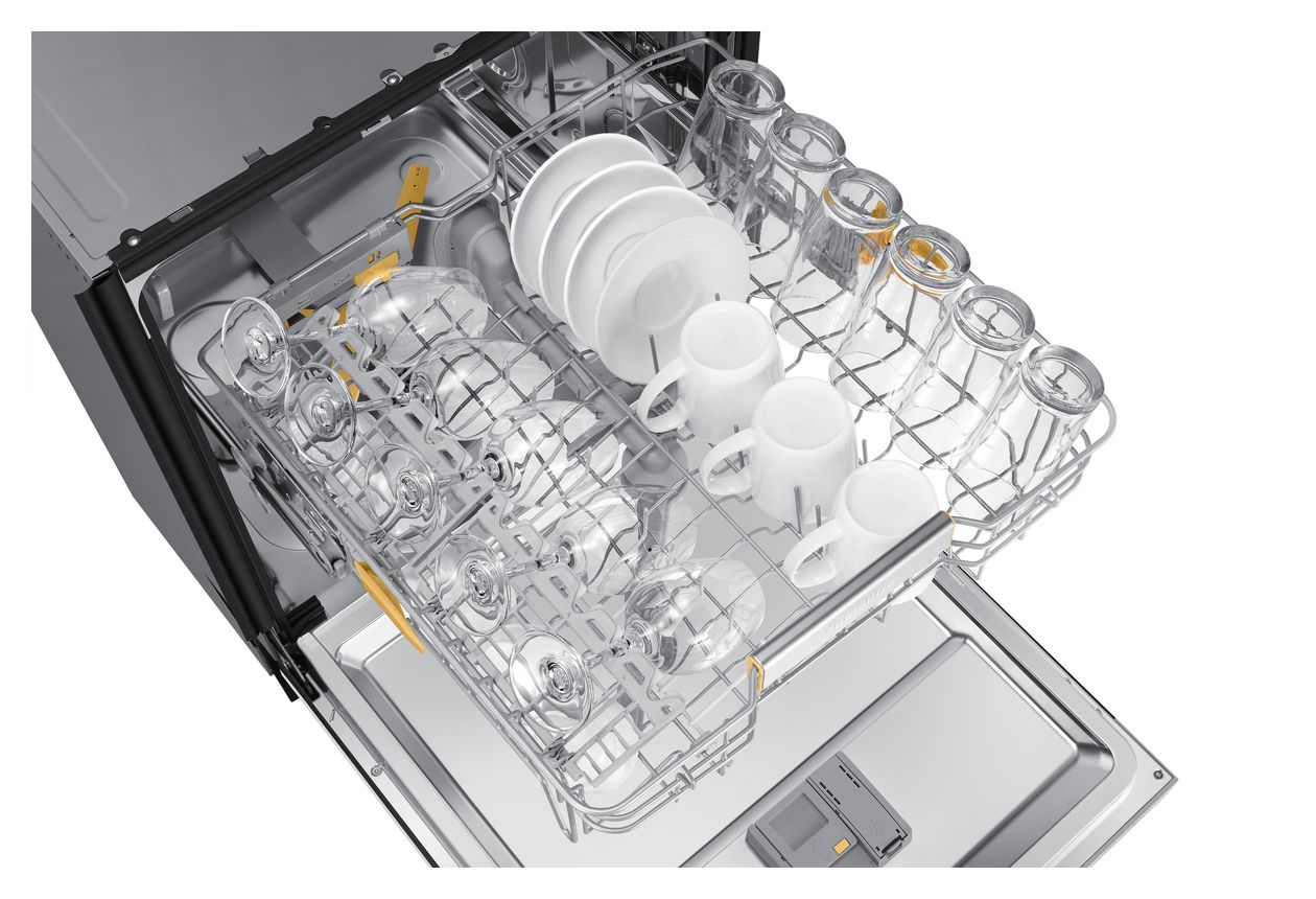 DW60BG750SSLET 60 cm Geschirrspüler teilintegriert (ohne Front) Sehr leise 14 Maßgedecke aquaStop Funktion 