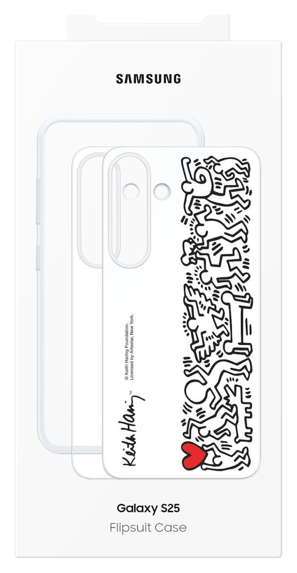 FlipSuit Case Cover für Samsung Galaxy S25  (Mehrfarbig, Weiß) 
