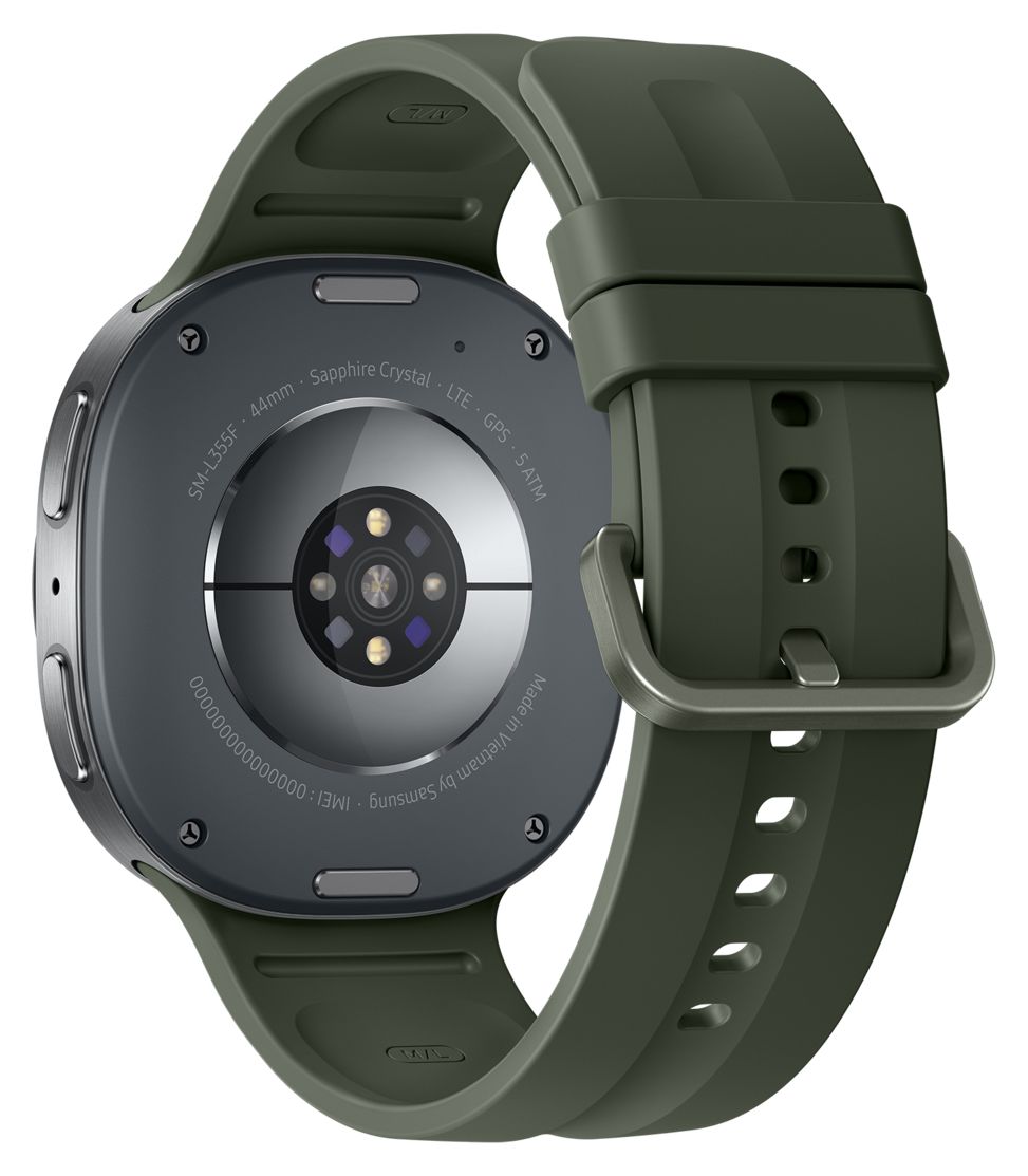 Galaxy Watch9 Digital 44 mm Smartwatch Rund IP68 40 h 327 ppi 4G  (Silber) 
