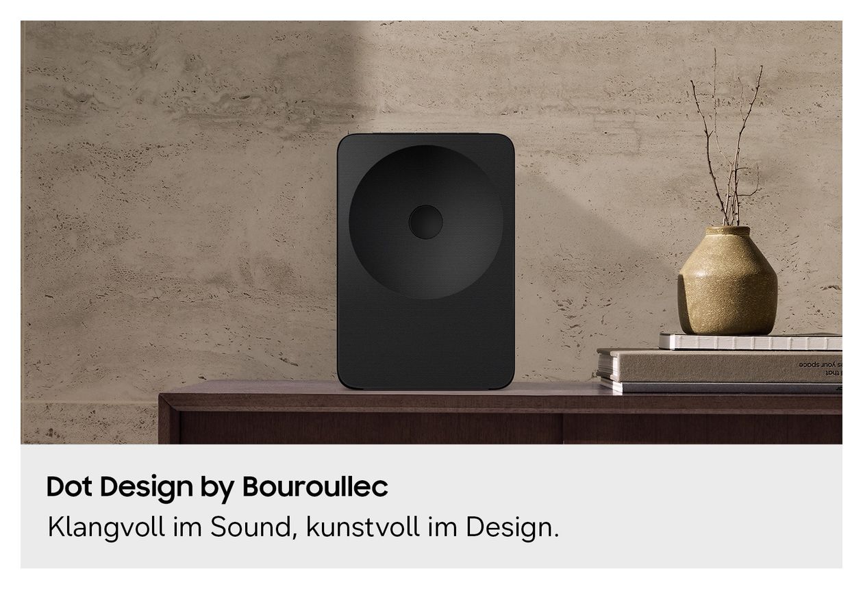 Music Studio 7 HW-LS70H/ZG Wlan Lautsprecher mit Bluetooth  (Schwarz) 