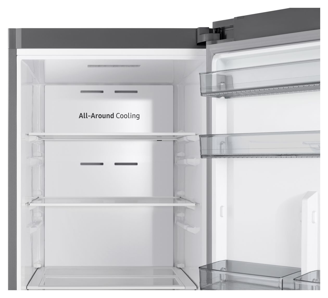 RR39C7BG7S9 387 l Kühlschrank freistehend EEK: C 77 kWh Jahr  (Edelstahl) 
