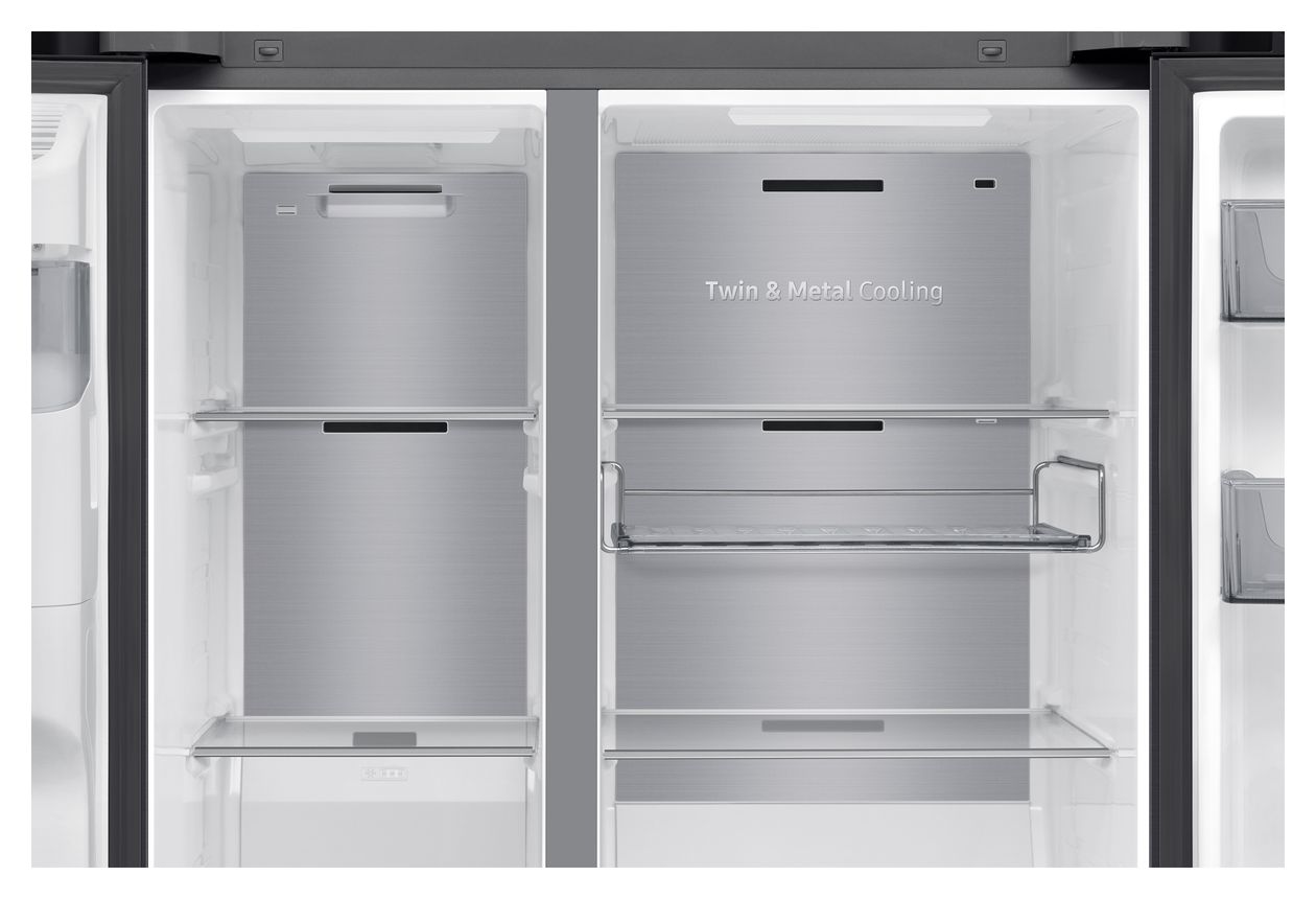 RS80F66KBF Side-by-Side Kühl-/ Gefrierkombination 409 l / 225 l 180 kWh 1780 mm x 912 mm  (Schwarz) 