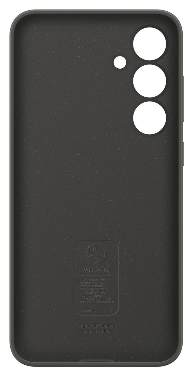Silicone Case Cover für Samsung Galaxy S24 FE  (Schwarz) 