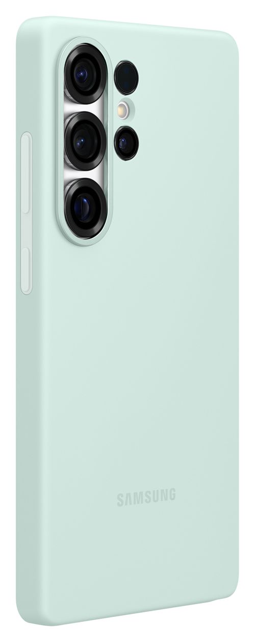 Silicone Case Cover für Samsung Galaxy S25 Ultra  (Mintfarbe) 