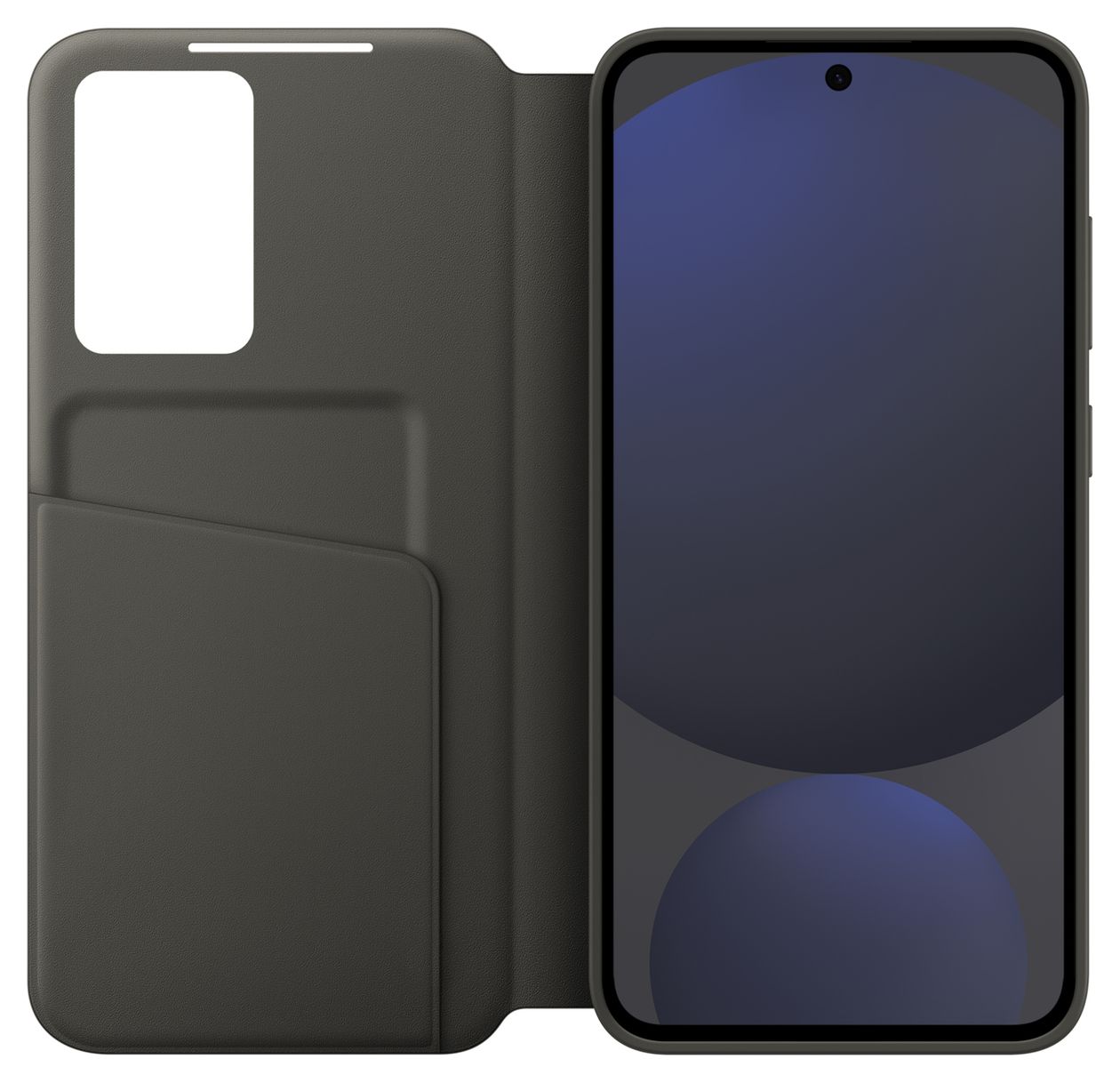 Smart View Wallet Case Geldbörsenhülle für Samsung Galaxy S24 FE  (Schwarz) 