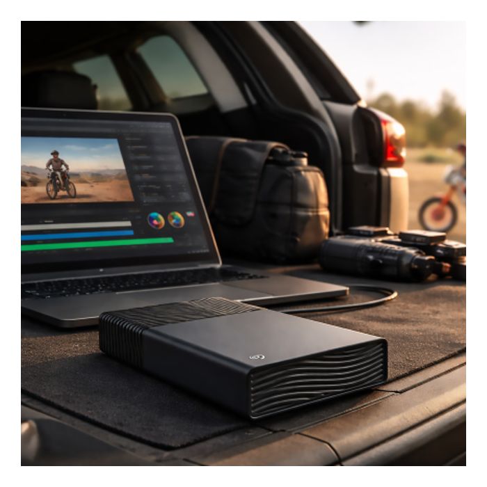 One Touch Desktop 16 TB externe Festplatte USB Typ-C  (Dunkles Grau) 
