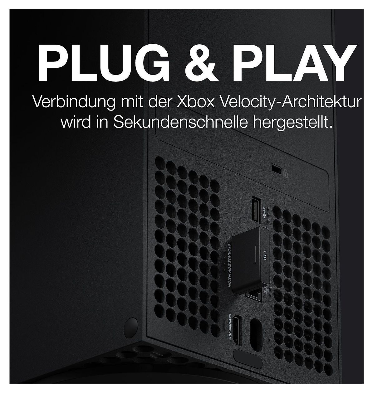 Speichererweiterungskarte Xbox Xbox Series X, Xbox Series S  (Schwarz) 