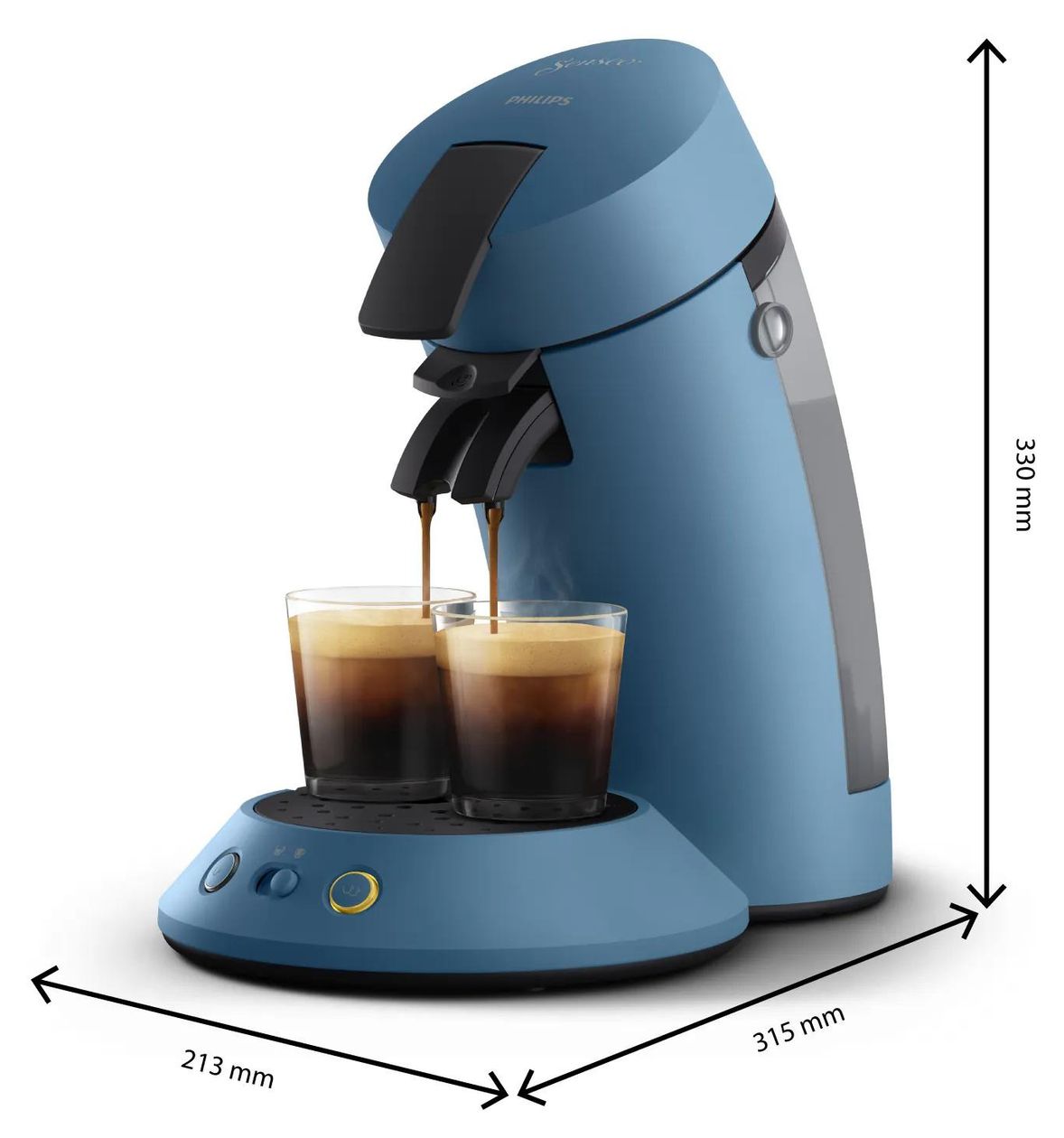 CSA210/00 Original Plus Kaffeepad Maschine  (Blau) 