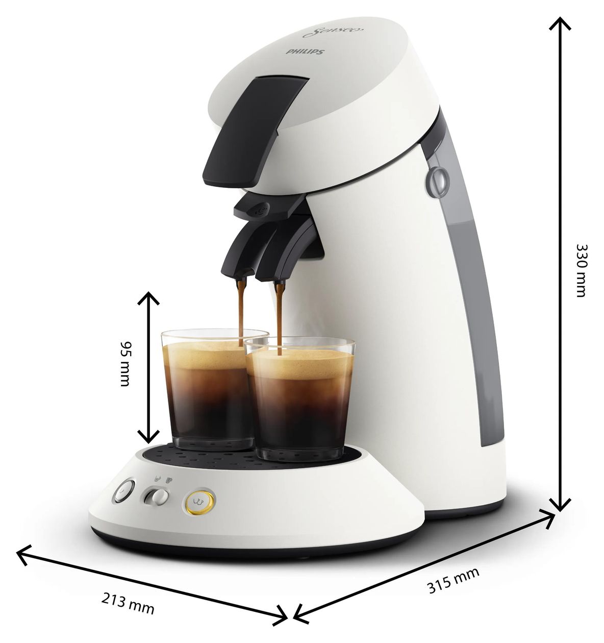 CSA210/10 Original Plus Kaffeepad Maschine 
