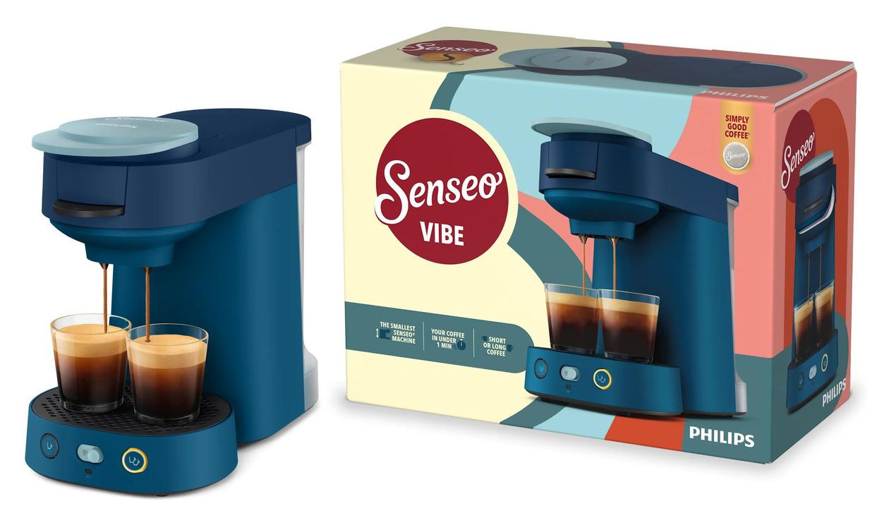 CSA225/00 Senseo Vibe Kaffeepad Maschine  (Blau) 