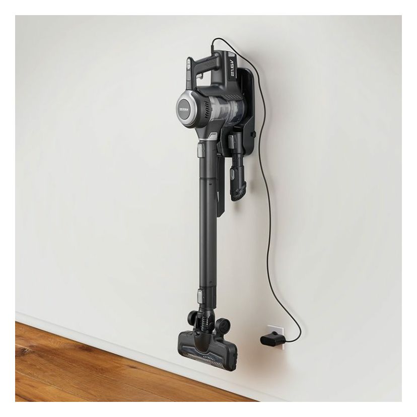 HV7155 Handstaubsauger Beutellos bis 40 min Laufzeit 21,6 V  (Schwarz, Silber) 