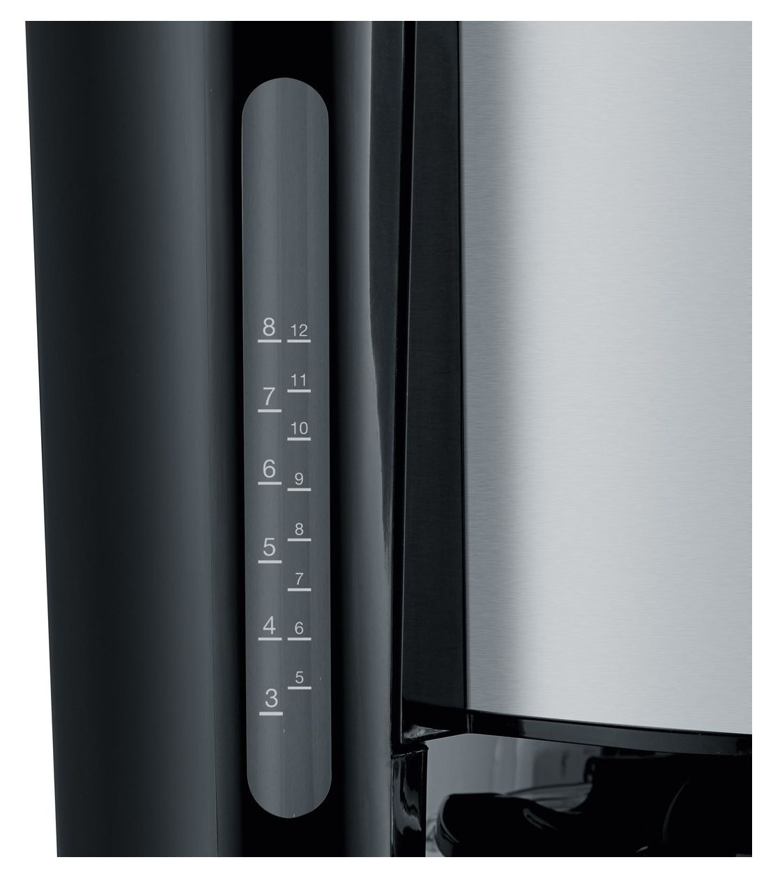 KA4847 8 Tassen Thermo Filterkaffeemaschine 1,0 l  (Schwarz, Edelstahl) 