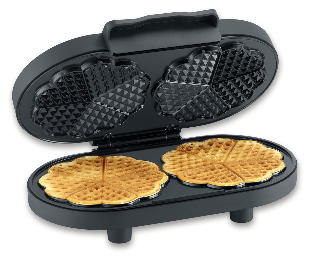 WA2118 Waffeleisen Herz (Form) für 2 Waffel(n) 1200 W 