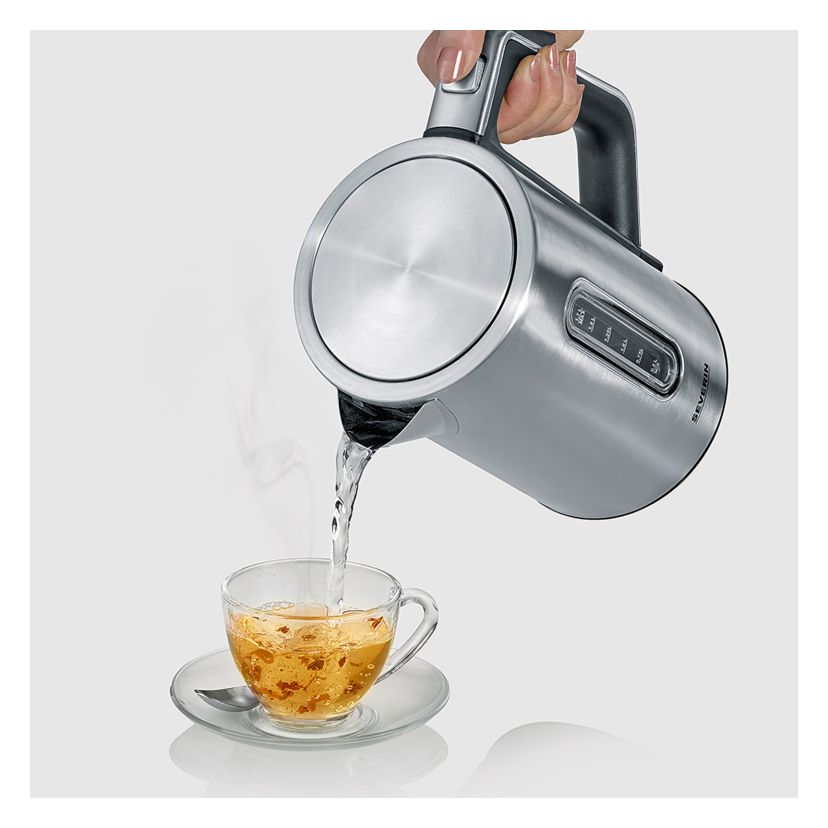 WK3418 1,7 l Wasserkocher 3000 W  (Schwarz, Edelstahl) 