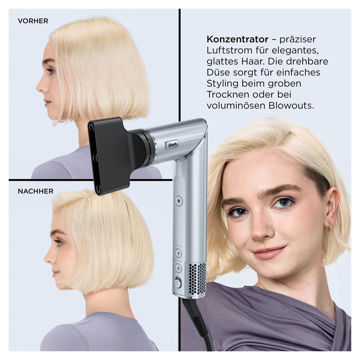 HD476WHEU FlexStyle 6-in-1 Multistyler 1650 W  (Blau) 