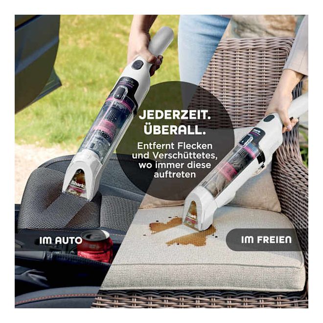 HX100EUT StainForce Handstaubsauger Beutellos (Schwarz, Pink, Weiß) 