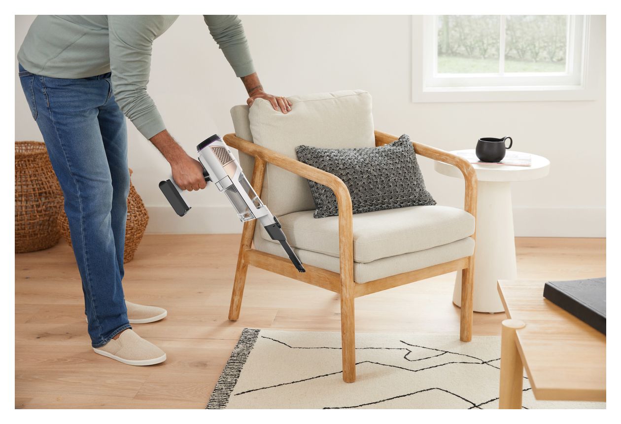 IW1611DE Detect Pro Handstaubsauger Beutellos bis 60 min Laufzeit  (Edelstahl, Weiß) 