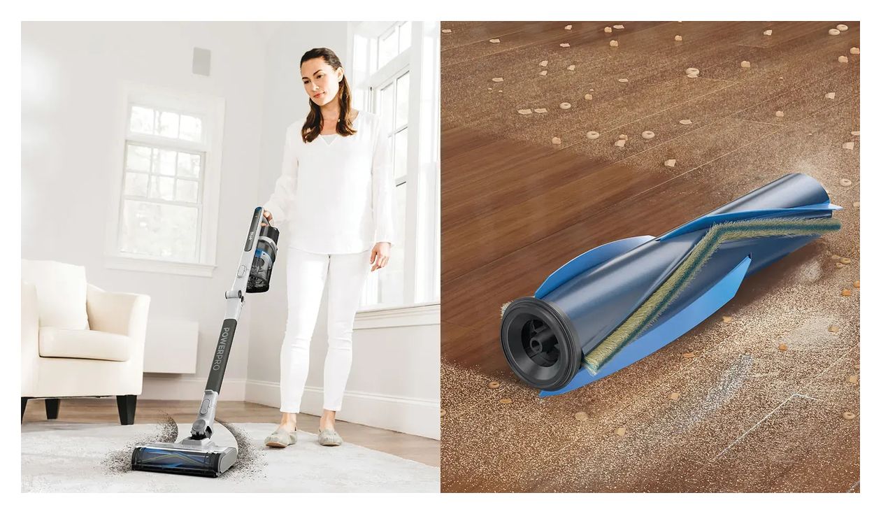 IZ380EUT PowerPro Pet Handstaubsauger Beutellos bis 50 min Laufzeit  (Metallisch) 